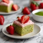 Strawberry Matcha Cake Recipe