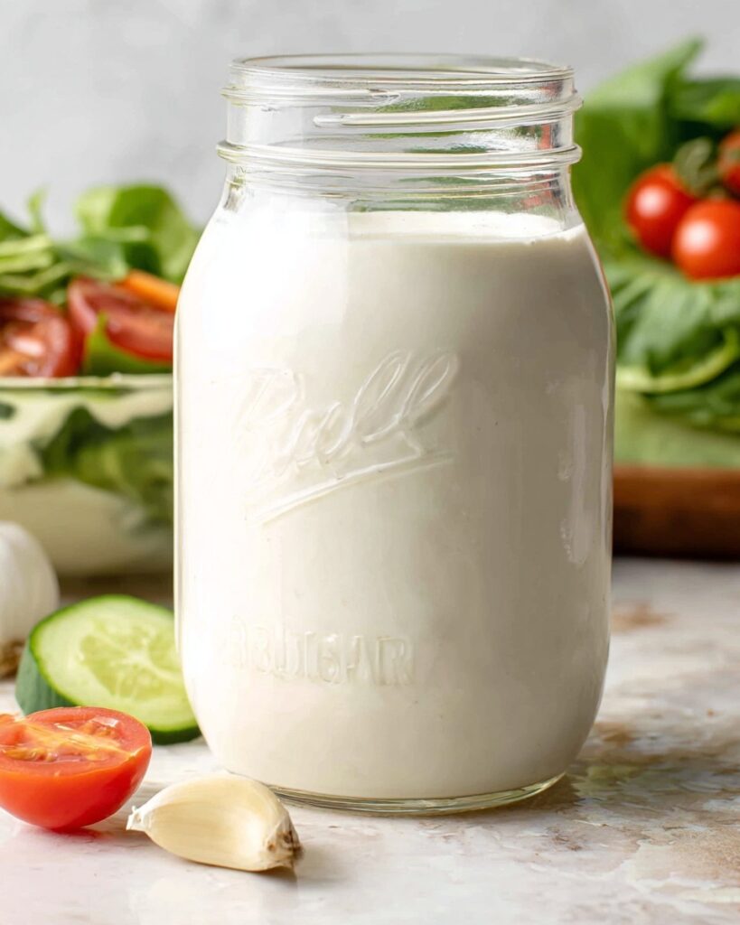 Creamy Garlic Dressing Recipe
