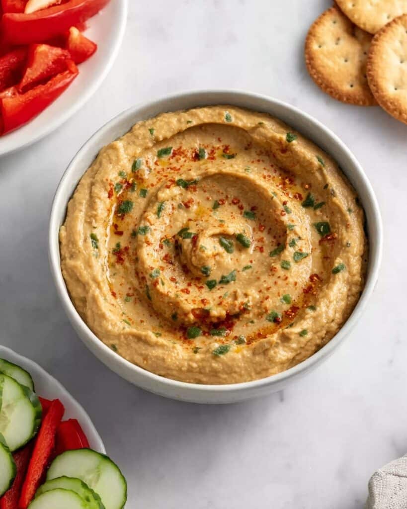Roasted Eggplant Dip with Garlic, Lemon, and Spices Recipe