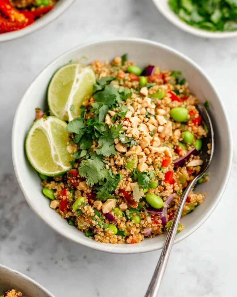 Vegan Thai Quinoa Salad Recipe