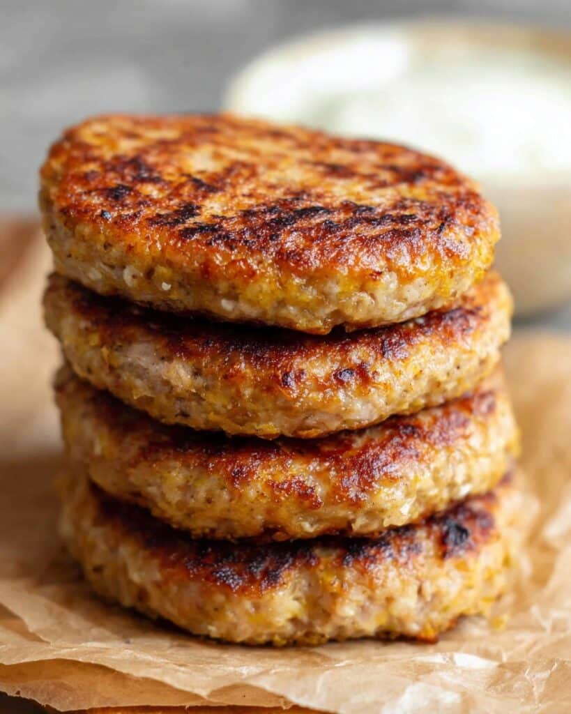 Cheddar Ranch Chicken Burgers Recipe