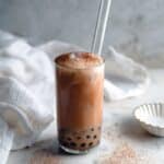 Chocolate Bubble Milk Tea (Boba) Recipe