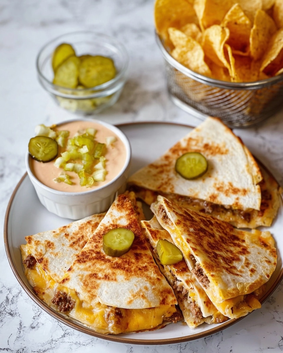 Big Mac Quesadillas Recipe