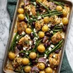Mediterranean Lemon Chicken with Potatoes and Green Beans Recipe
