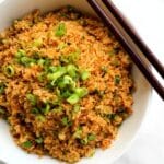 Chili-Garlic Cauliflower Fried "Rice Recipe