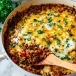 Lentil Stuffed Pepper Skillet Recipe