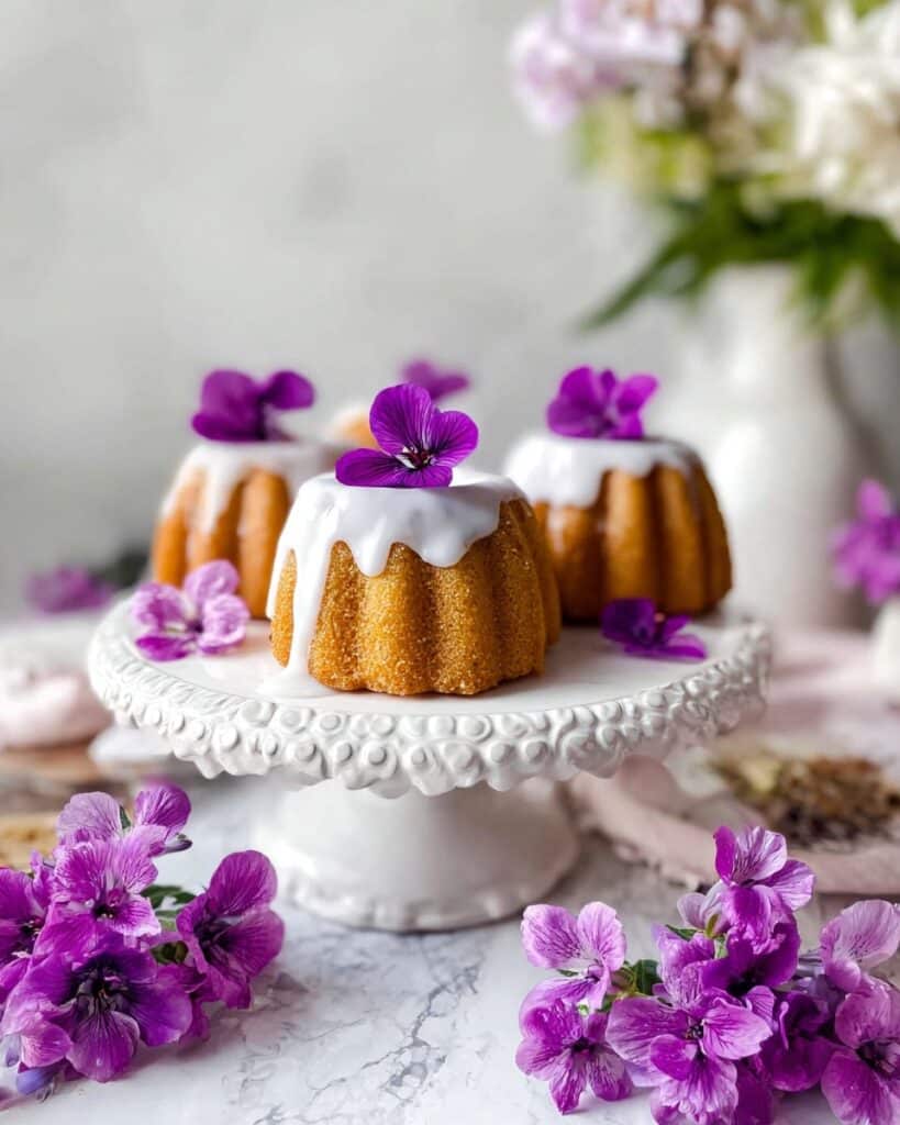 Lavender Earl Grey Tea Cakes Recipe