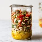 Marinated White Beans with Fresh Herbs and Roasted Red Peppers Recipe