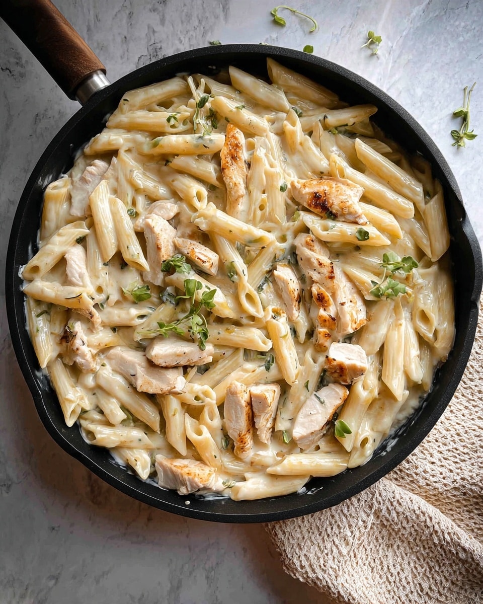 Creamy Chicken Penne Pasta Recipe