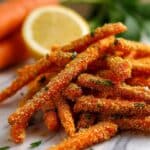 Garlic Parmesan Carrot Fries Recipe