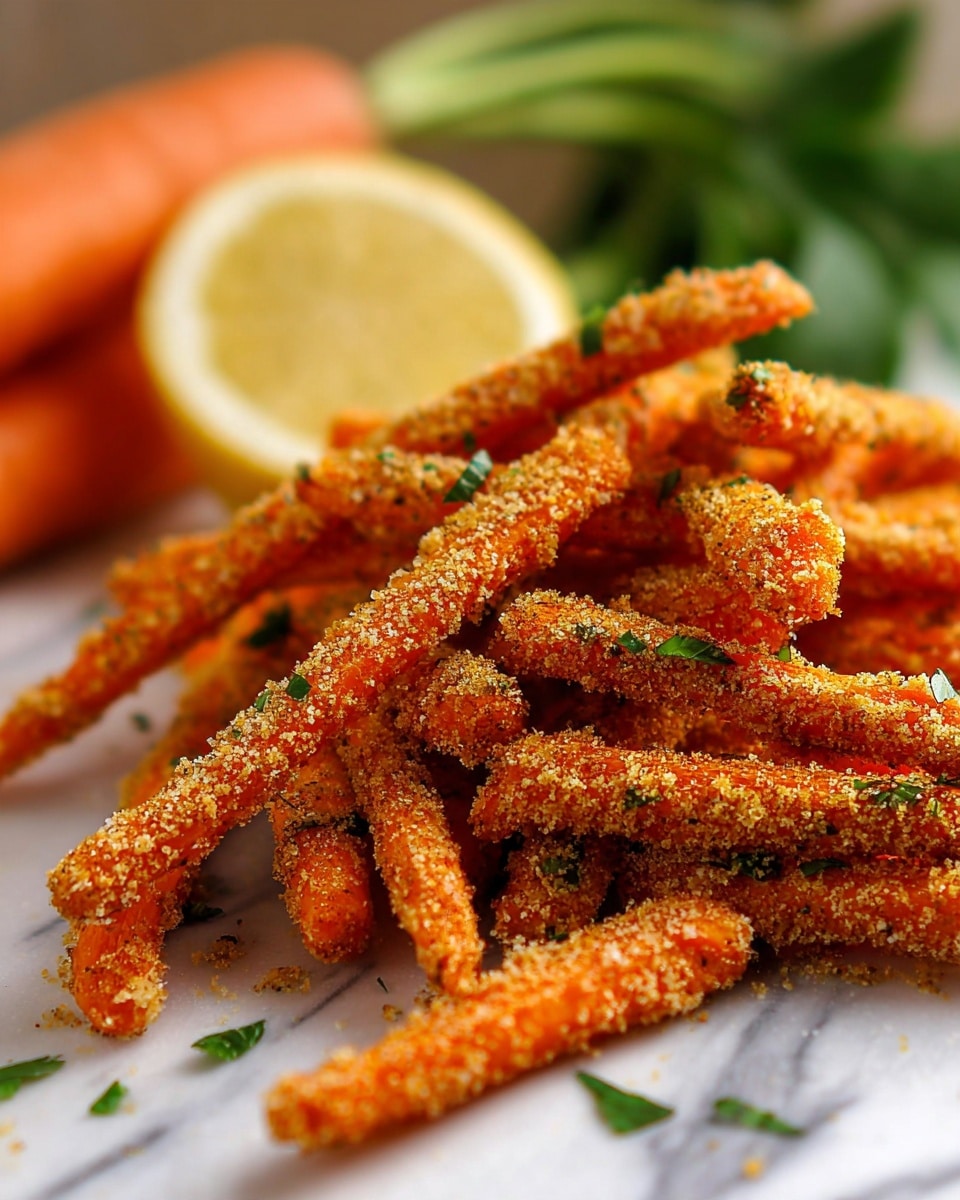 Garlic Parmesan Carrot Fries Recipe