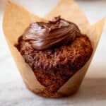 Nutella Stuffed Banana Muffins Recipe