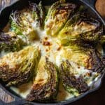 Cheesy Roasted Savoy Cabbage Wedges Recipe