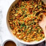 Cabbage Chicken Stir Fry with Peanut Sauce Recipe