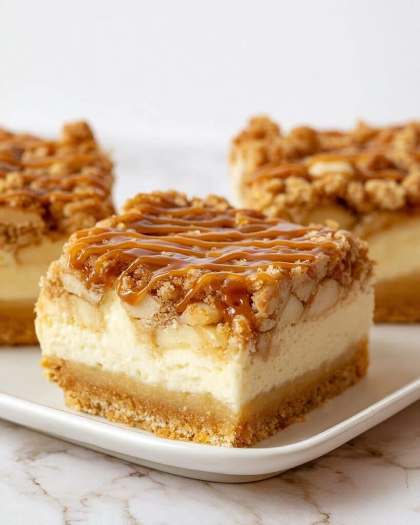 Caramel Apple Cheesecake Bars Recipe
