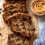 Peanut Butter Chocolate Chip Zucchini Bread Recipe