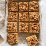 Apple Crumble Cheesecake Bars Recipe
