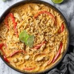 Thai Curry Noodles With Chicken (Crazy Good Sauce!) Recipe