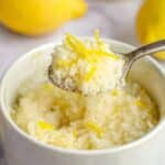 Easy Microwave Lemon Mug Cake (No Egg) Recipe