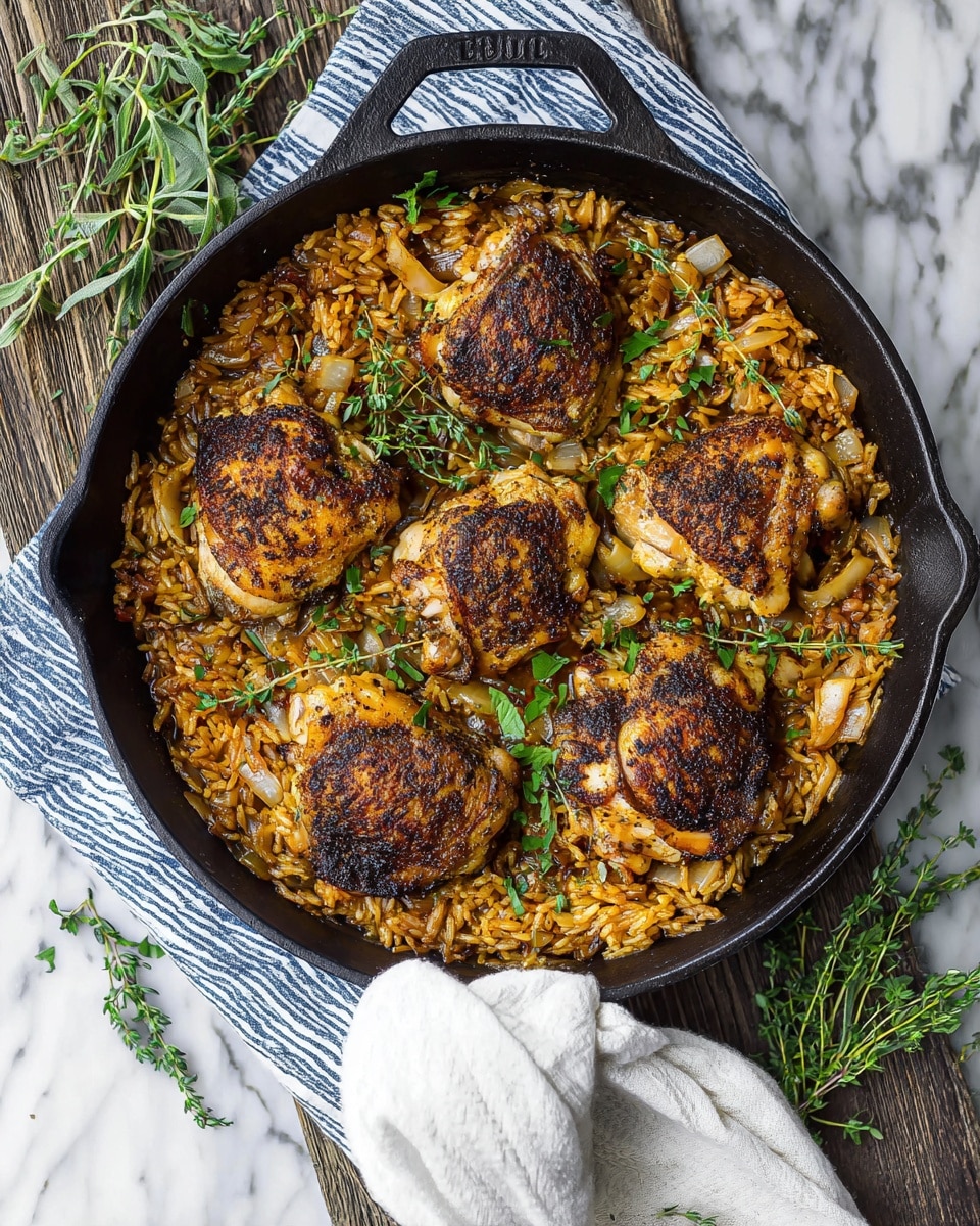 One-Pan Sage Butter Chicken and Orzo Recipe