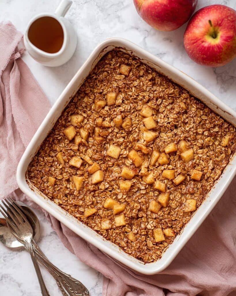 Apple Cinnamon Baked Oatmeal Recipe