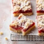 Plum Bars with Chai-Spiced Plum Jam and Shortbread Crackles Recipe