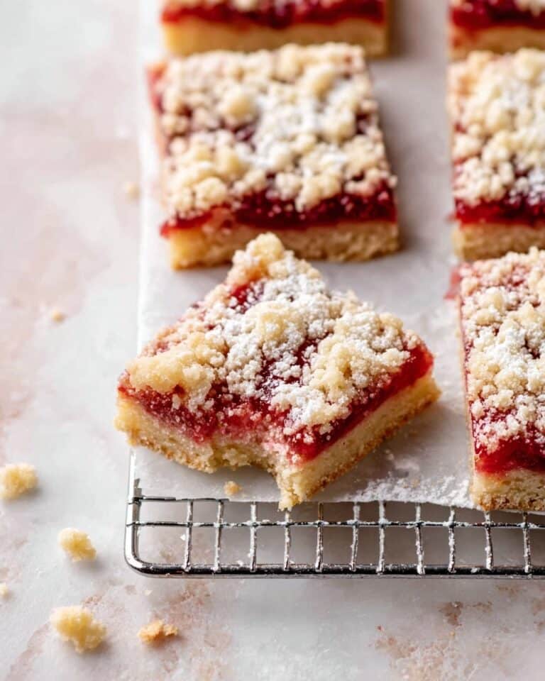 Plum Bars with Chai-Spiced Plum Jam and Shortbread Crackles Recipe