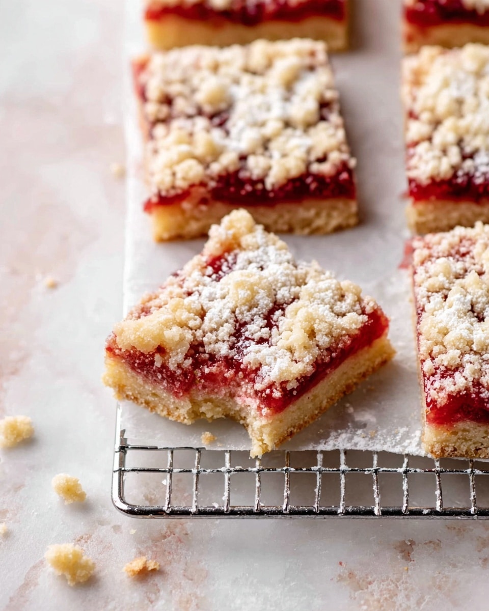 Plum Bars with Chai-Spiced Plum Jam and Shortbread Crackles Recipe
