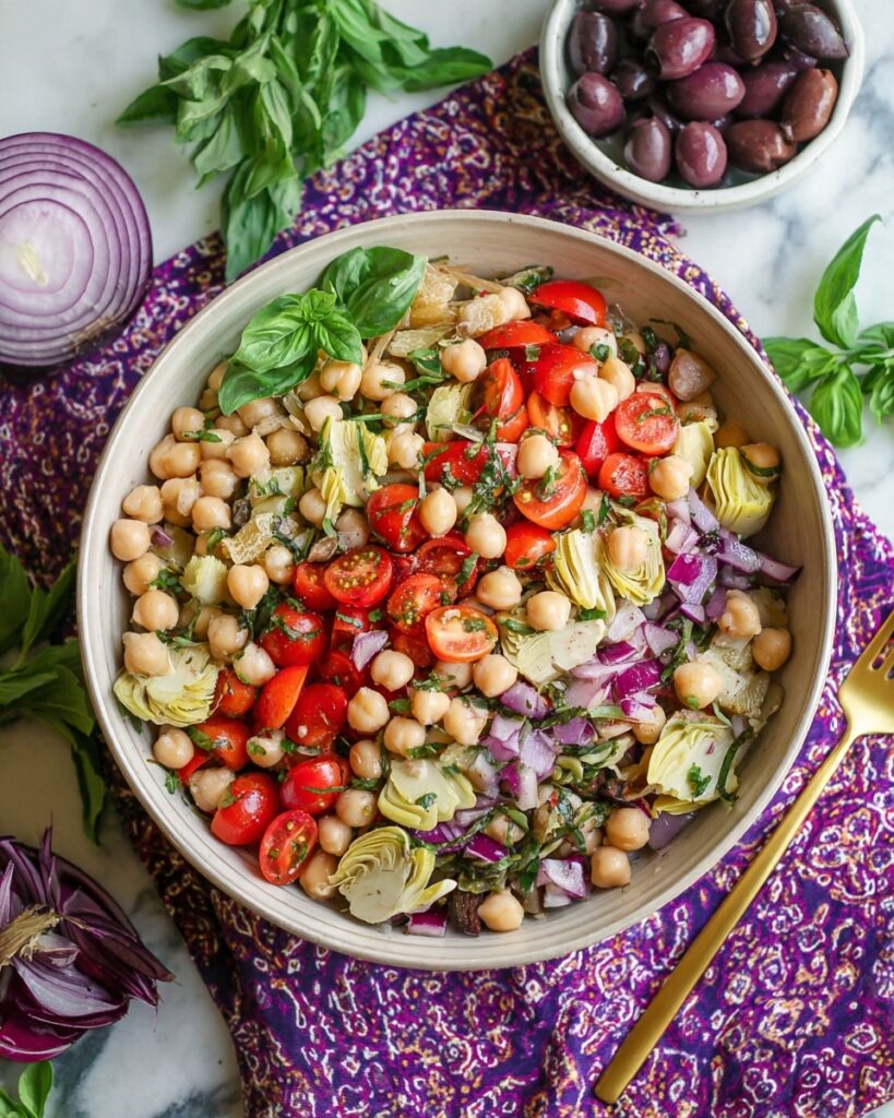 Mediterranean Chickpea Salad Recipe