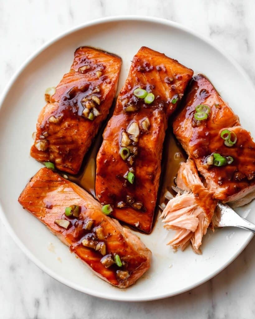 Honey Garlic Soy Glazed Salmon Recipe