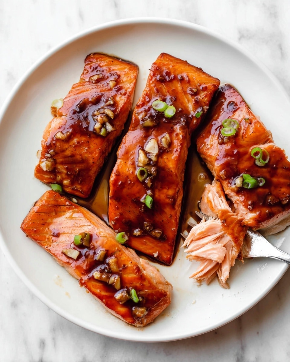 Honey Garlic Soy Glazed Salmon Recipe