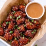 Sticky Honey Garlic Cauliflower Wings Recipe