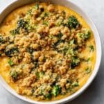 Quinoa Mac and Cheese with Spinach and Broccoli Recipe