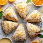 Orange Scones with Citrus Glaze Recipe