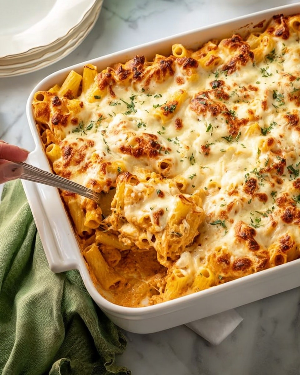 Creamy Pumpkin Baked Ziti Recipe