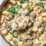 Creamy Mushroom and Spinach Gnocchi Recipe