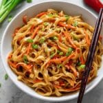 Stir-Fried Peanut Sesame Noodles (Vegan) Recipe