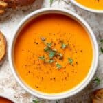 Butternut Squash and Sweet Potato Soup Recipe