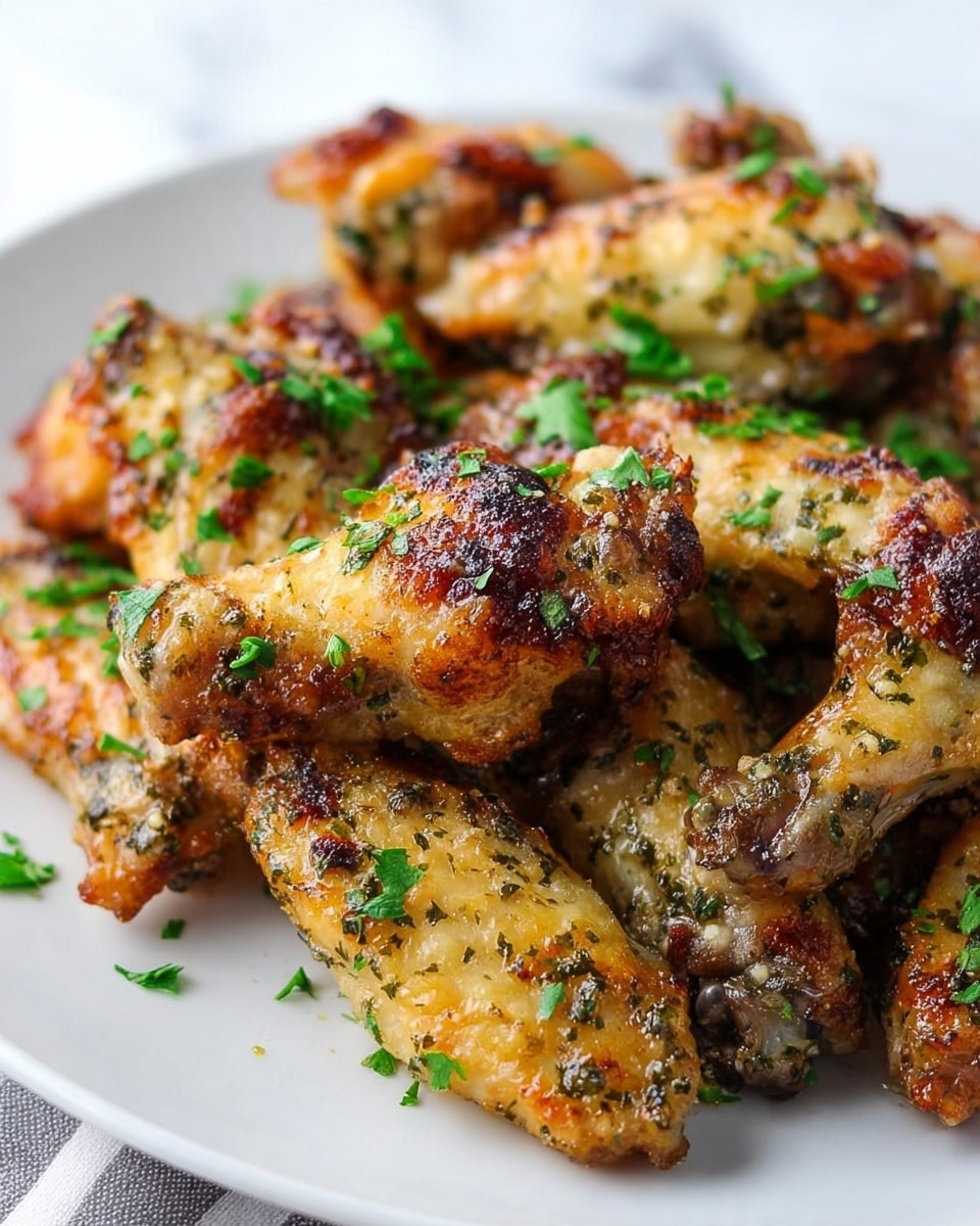 Instant Pot Garlic Parmesan Chicken Wings Recipe